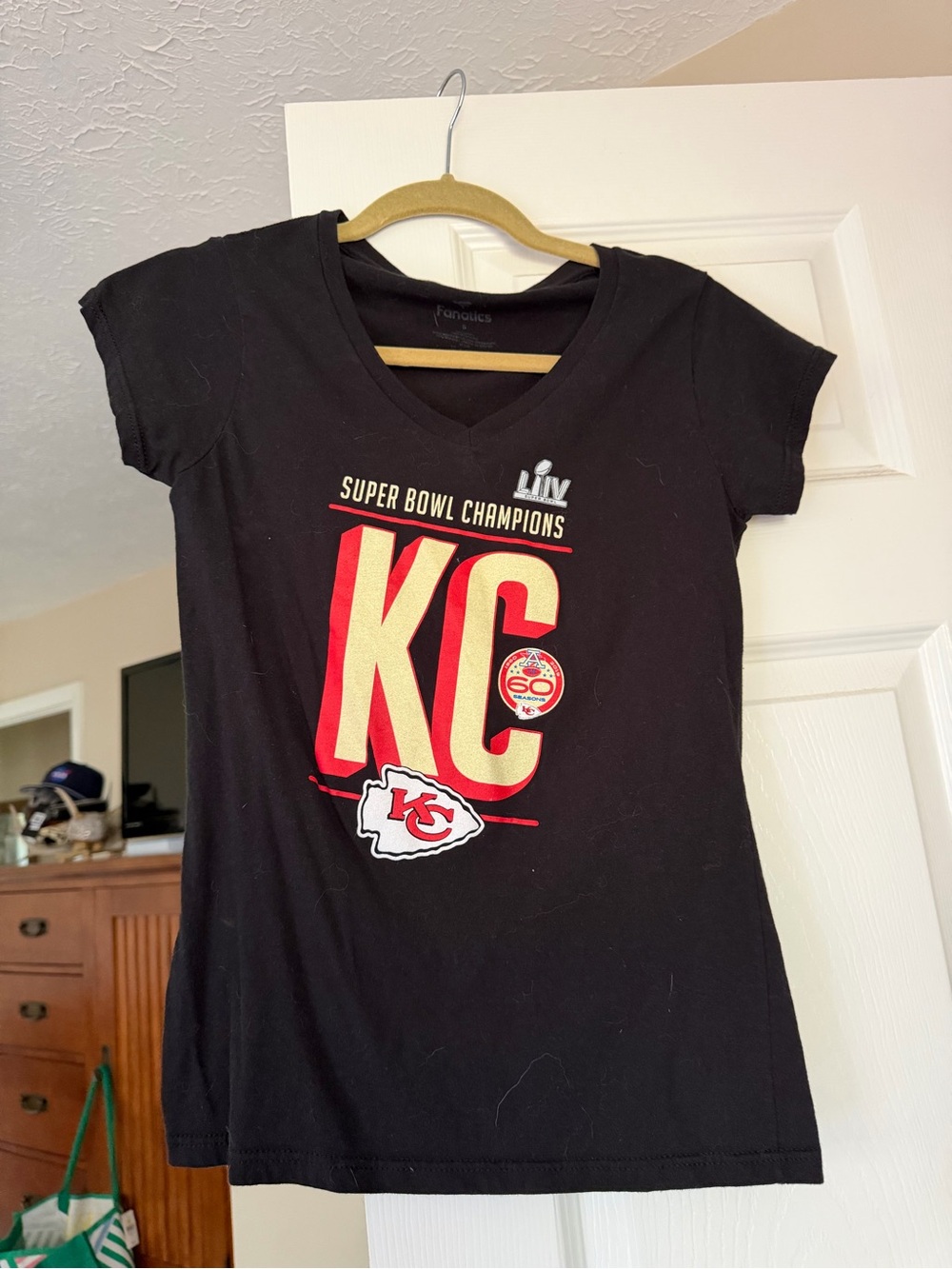 Kansas City KC Super Bowl Vneck shirt